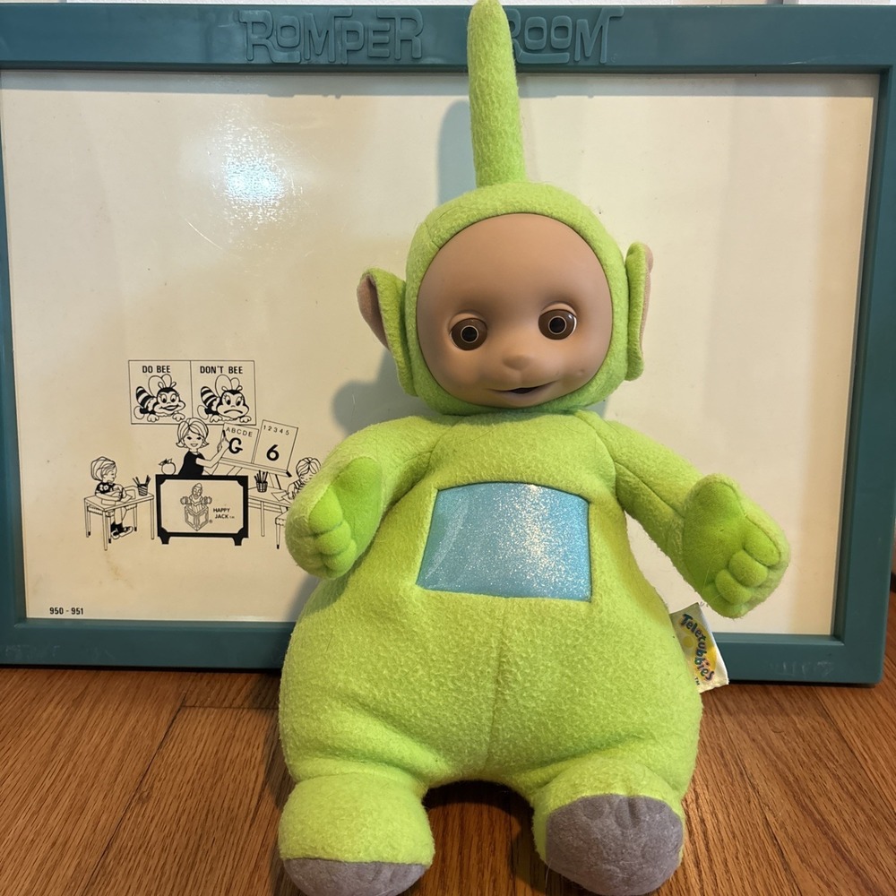 Teletubbies Hasbro Playskool Dipsy Talking Plush" Works Rare 1998